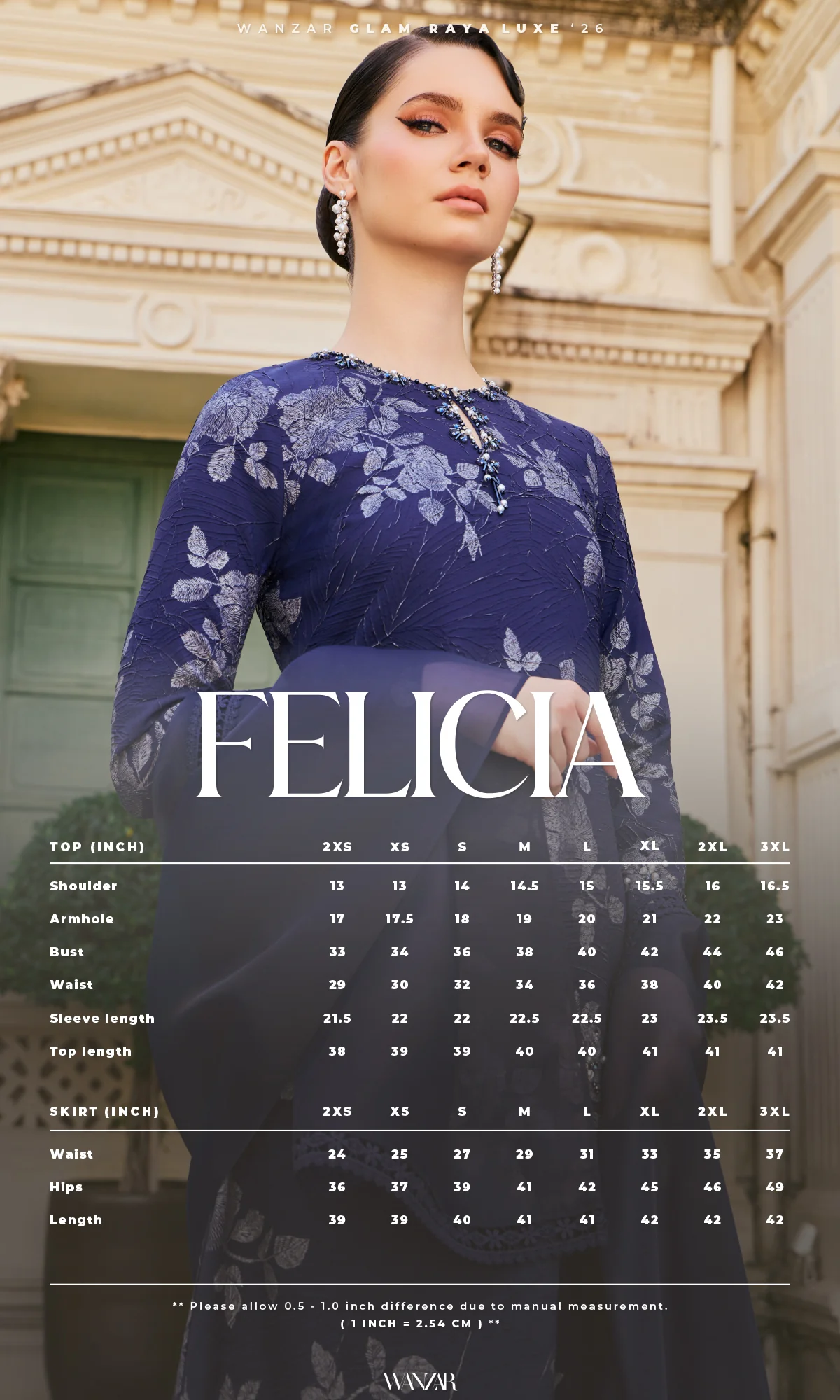 Felicia Kurung in Jet Black - Image 5