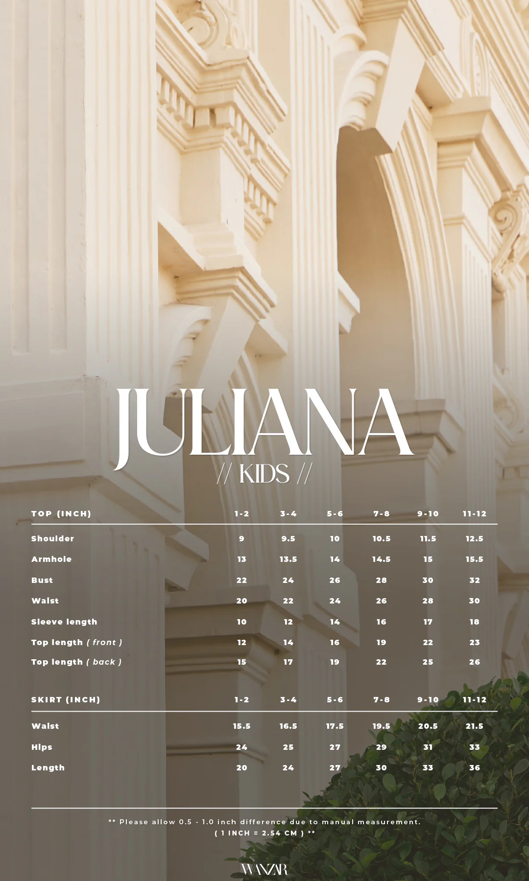 Juliana Kurung Kids in Blue - Image 3