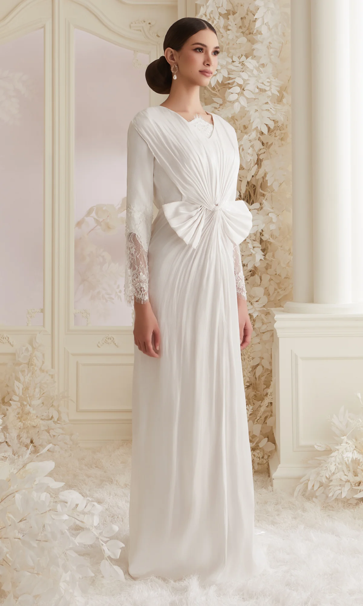 Willow Dress in Off White - Image 3